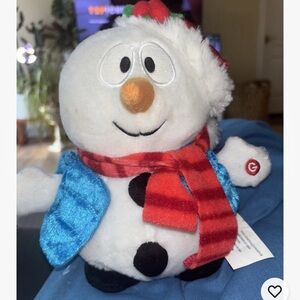 GIMMY TRIM A HOME WINTER WOBBLER SNOWMAN SINGS DECK THE HALLS TESTED RARE